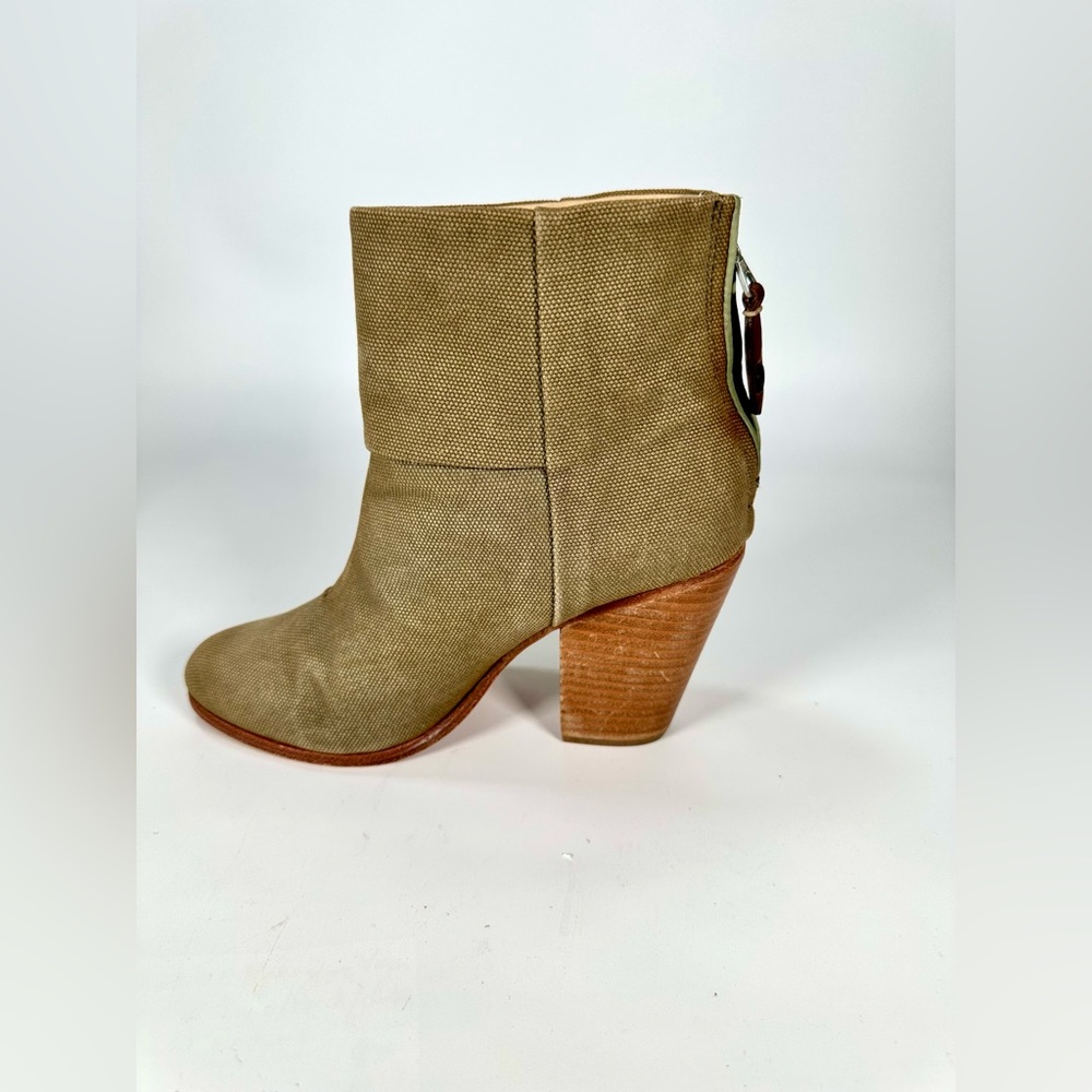 Rag & Bone Newbury Olive Ankle Boots Size: 37.5 US 7.5 - Picture 7 of 13